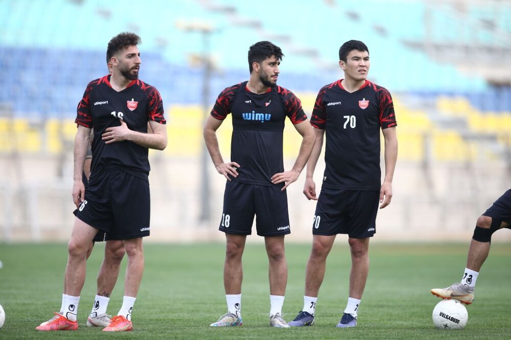 تمرین تاکتیکی پرسپولیس برای دربی