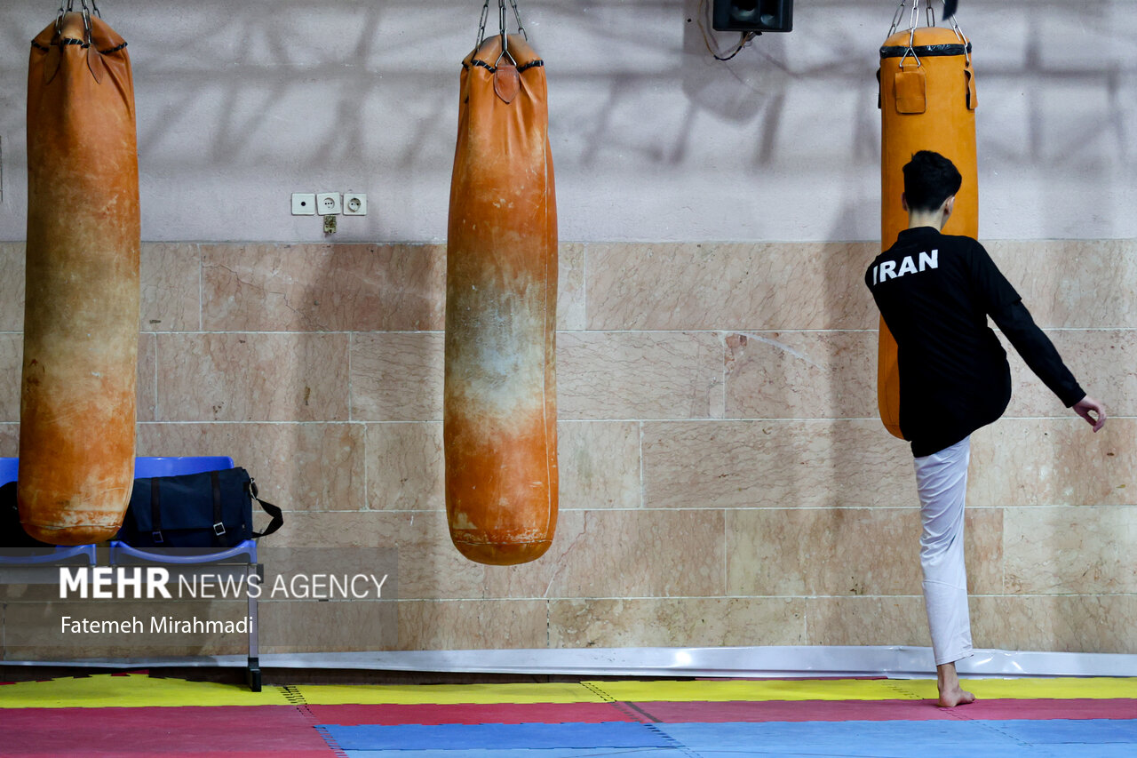 تمرین تیم ملی تکواندو مردان