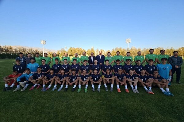 تمرین تیم ملی نوجوانان با حضور عضو هیئت رئیسه و مدیرفنی فدراسیون