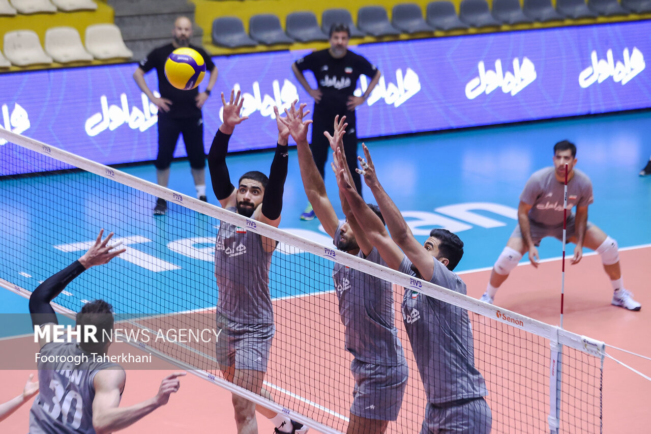 تمرین تیم ملی والیبال