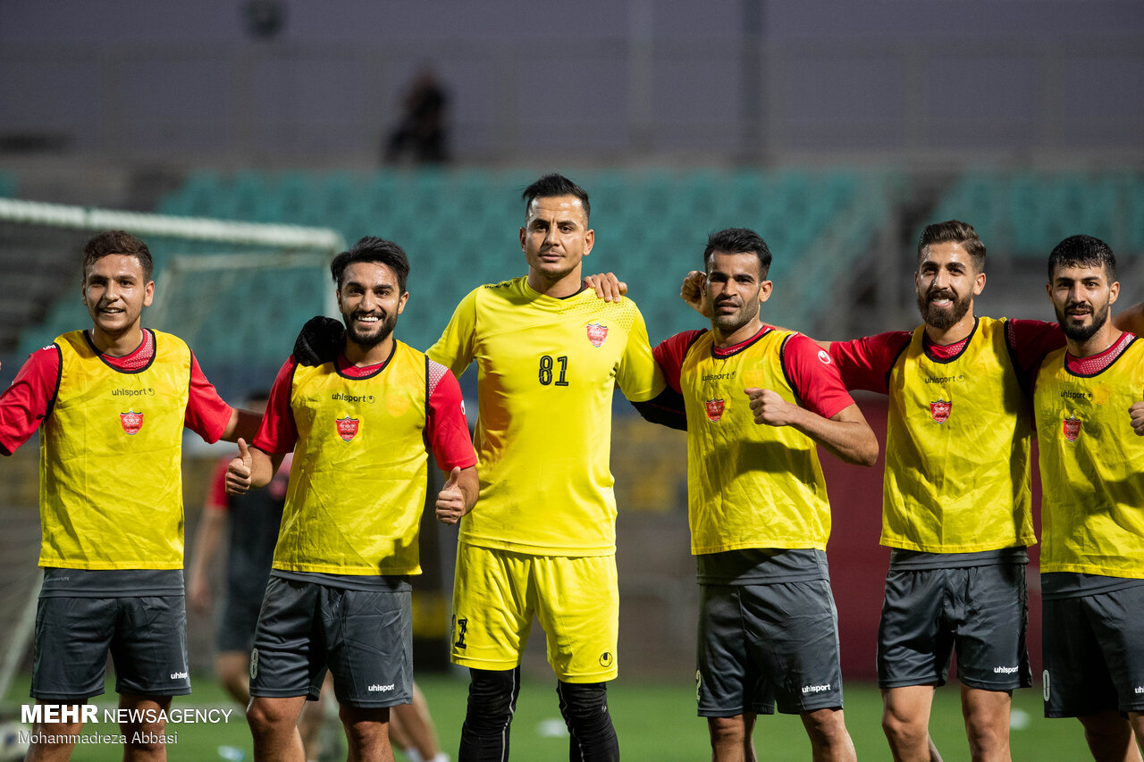 تمرین صبحگاهی پرسپولیس با کمترین تعداد بازیکن اختصاصی