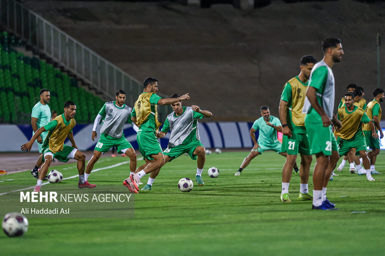 تمرین عصر تیم ملی فوتبال با حضور میهمان ویژه