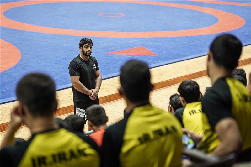 تمرین فرنگیکاران نونهال در حضور عنوانداران جهان و المپیک