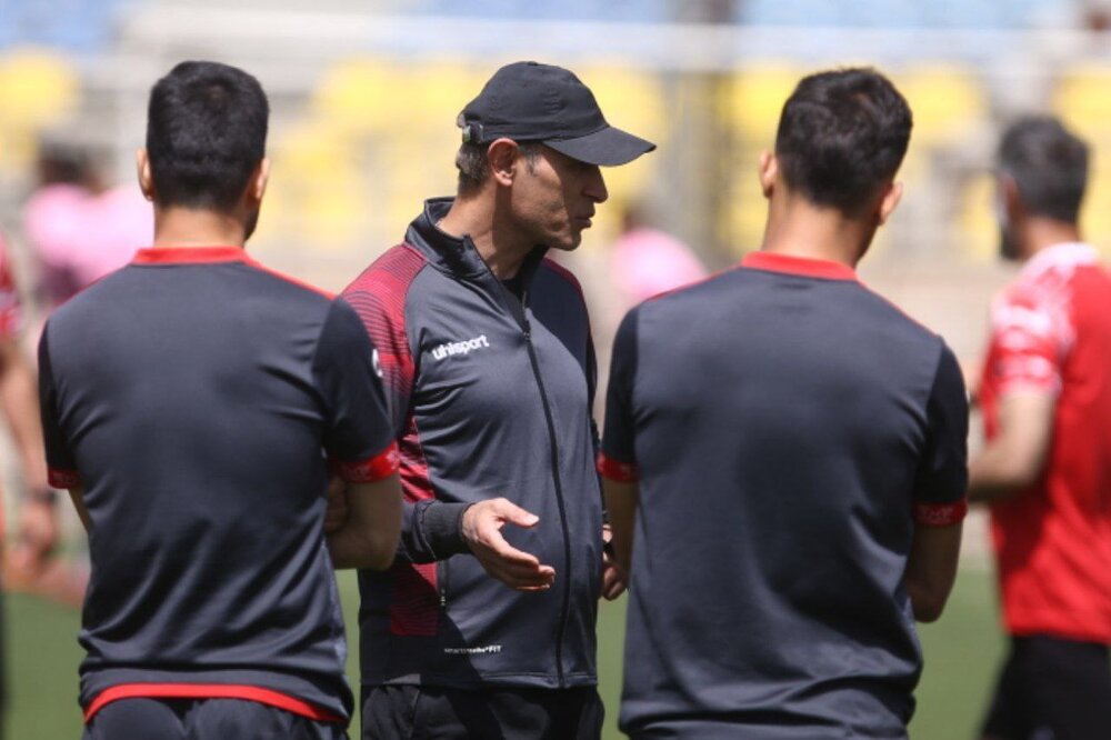 تمرین پرسپولیس در دو گروه پس از تساوی با هوادار