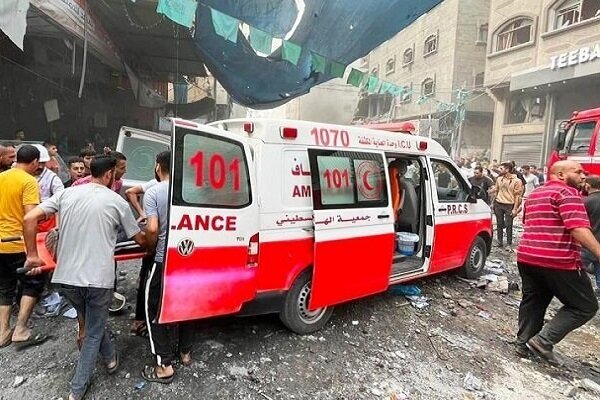 توزیع بستههای مراقبت از نوزادان در غزه