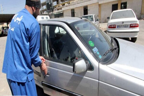 توقیف پراید به سرقت رفته با تلاش مأموران یگان امدادتهران