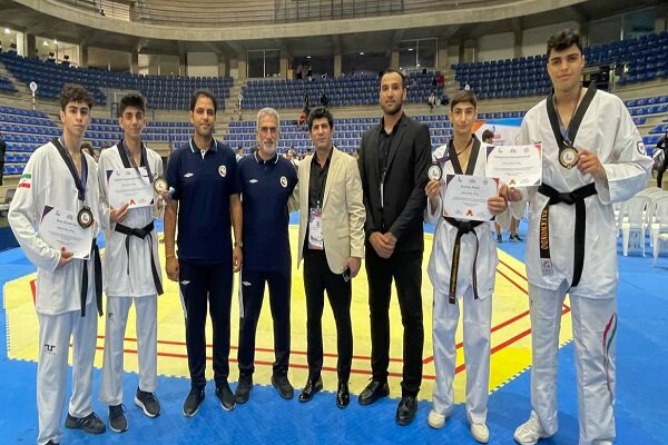 تکواندوکاران نوجوان ایران با کسب ۷ مدال شروع کردند