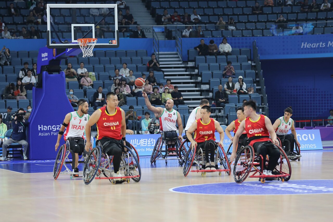 تیم ملی بسکتبال با ویلچر ایران مقابل استرالیا شکست خورد