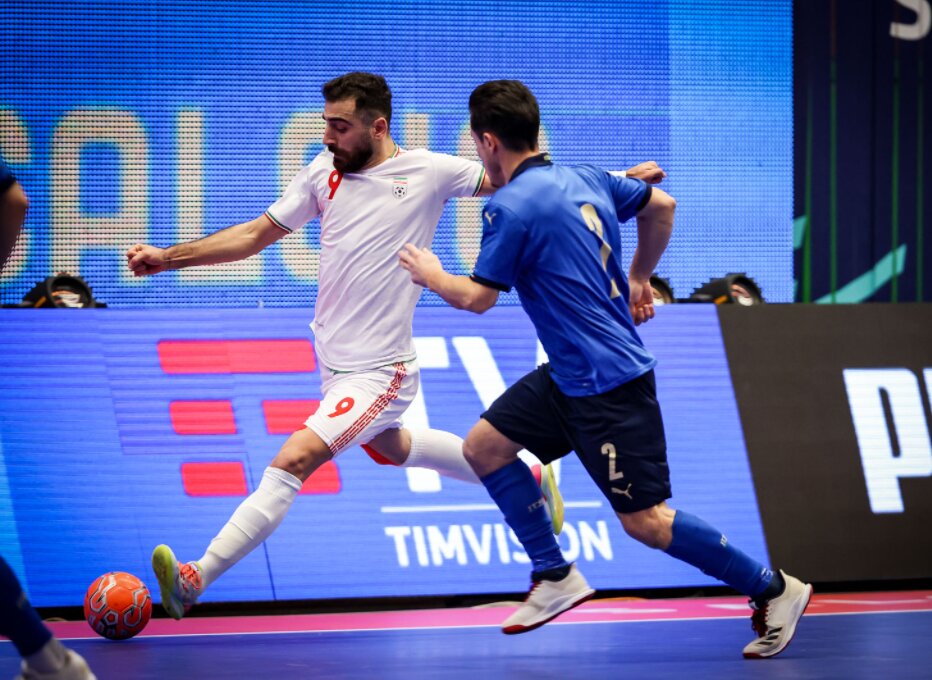 تیم ملی فوتسال ایران برابر ایتالیا شکست خورد