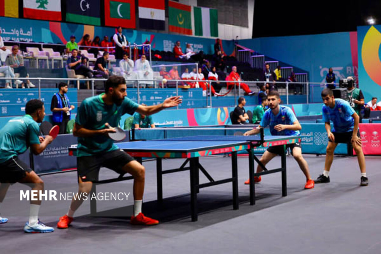 تیم ملی مردان تنیس روی میز ایران به فینال رسید