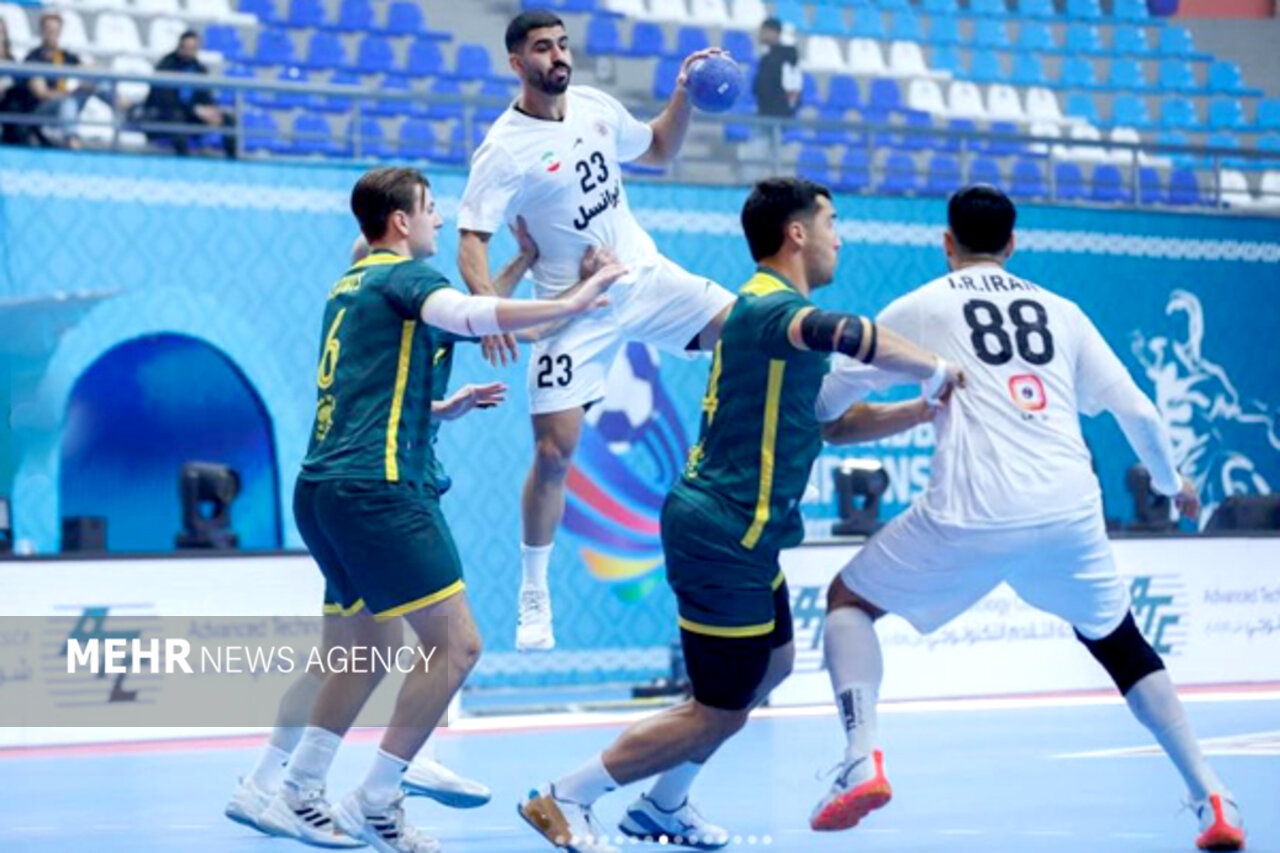 تیم ملی هندبال ایران برابر چین شکست خورد