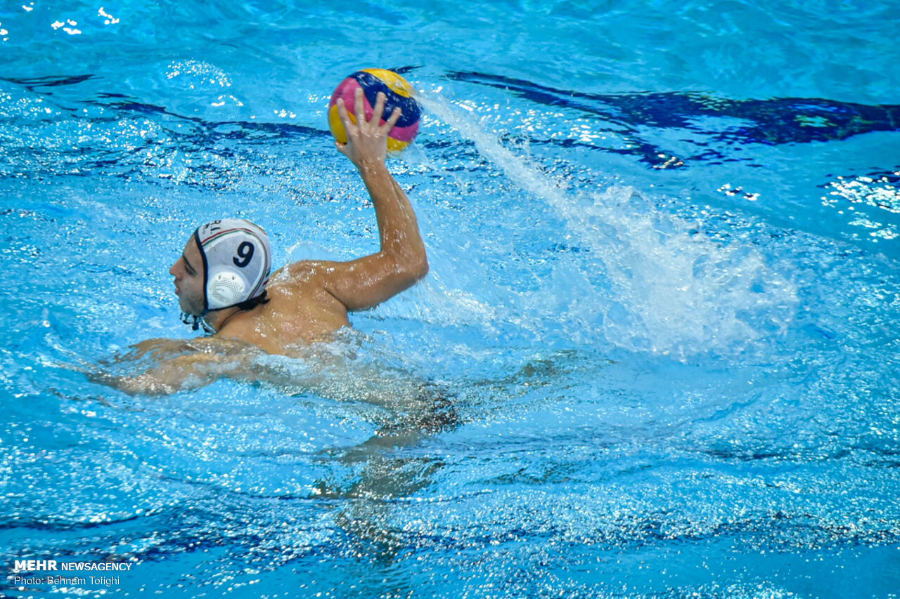 تیم ملی واترپلو ایران به عنوان صدرنشین راهی مرحله حذف یشد