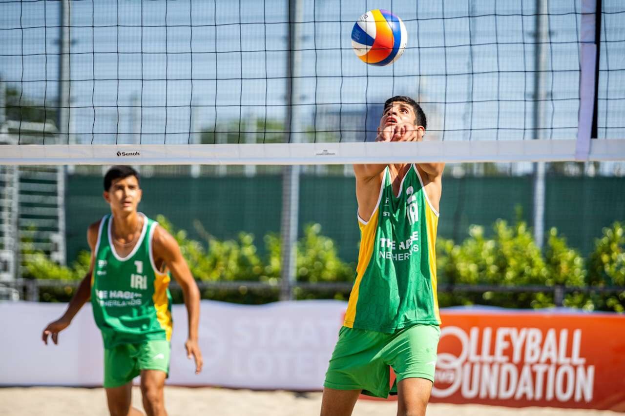 تیم ملی والیبال ساحلی نوجوانان مغلوب هلند شد
