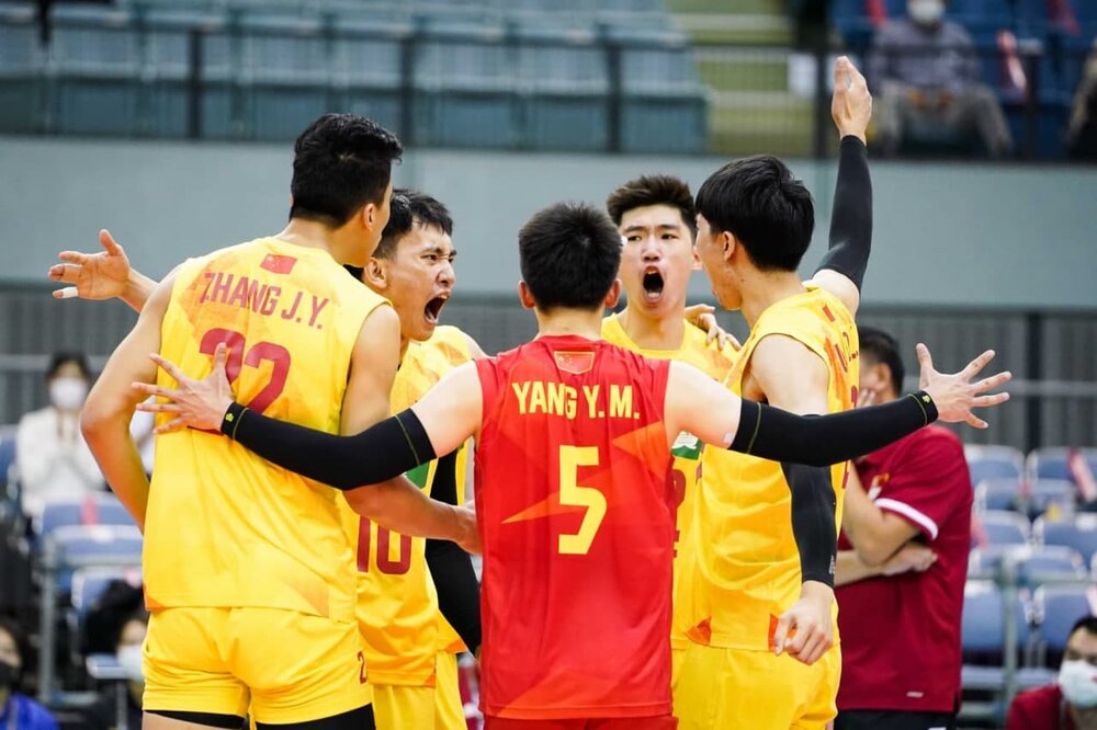 تیم ملی والیبال چین سوم شد