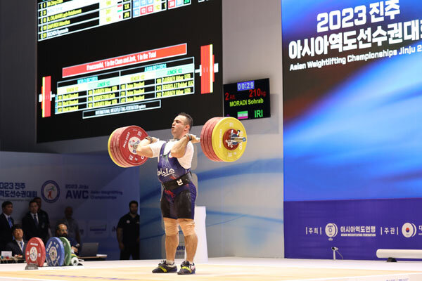 تیم ملی وزنه برداری ایران قهرمان آسیا شد