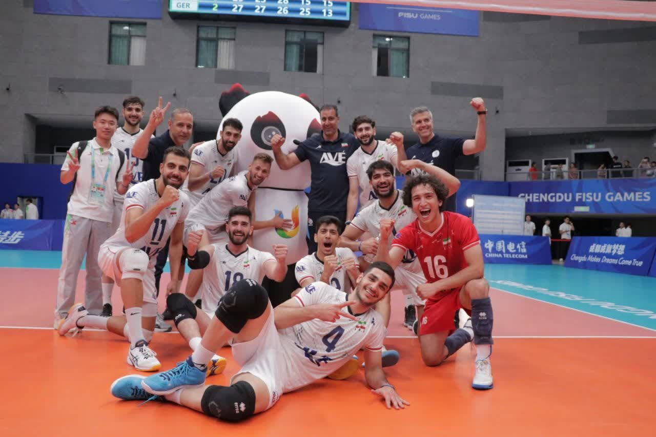 تیم والیبال ایران با شکست آلمان به نیمه نهایی صعودکرد