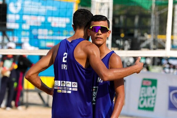 تیم والیبال ساحلی زیر ۱۹ سال ایران قهرمان قاره آسیاشد
