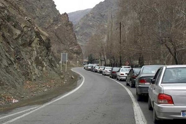 جاده چالوس از ساعت ۱۷ یکطرفه می‌شود