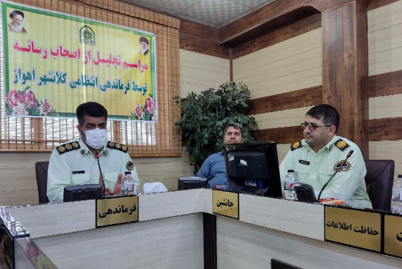 جانشین فرمانده انتظامی اهواز: رسانه‌ها نقش کلیدی در انتقال اخبار صحیح به جامعه دارند