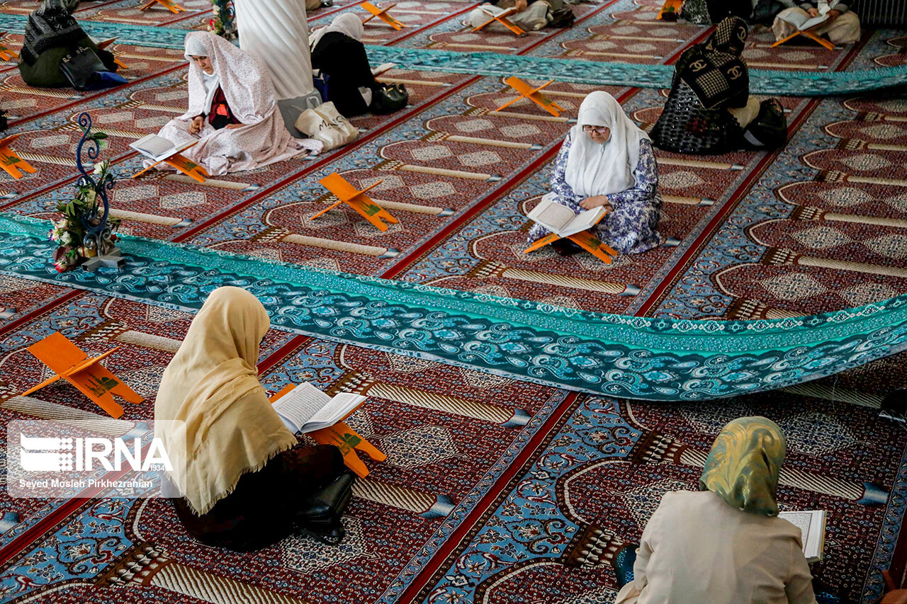 جزء خوانی قرآن کریم/ مسجد جامع سنندج