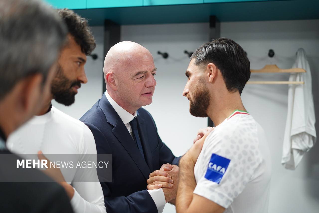 جهانبخش: از اینفانتینو خواستم به فوتبال ایران کمک کند