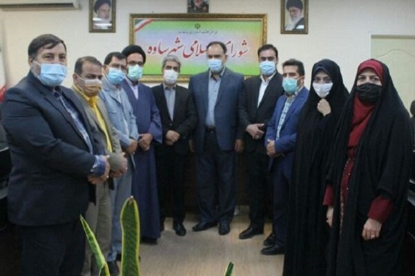 حاج امینی رئیس شورای شهر ساوه شد