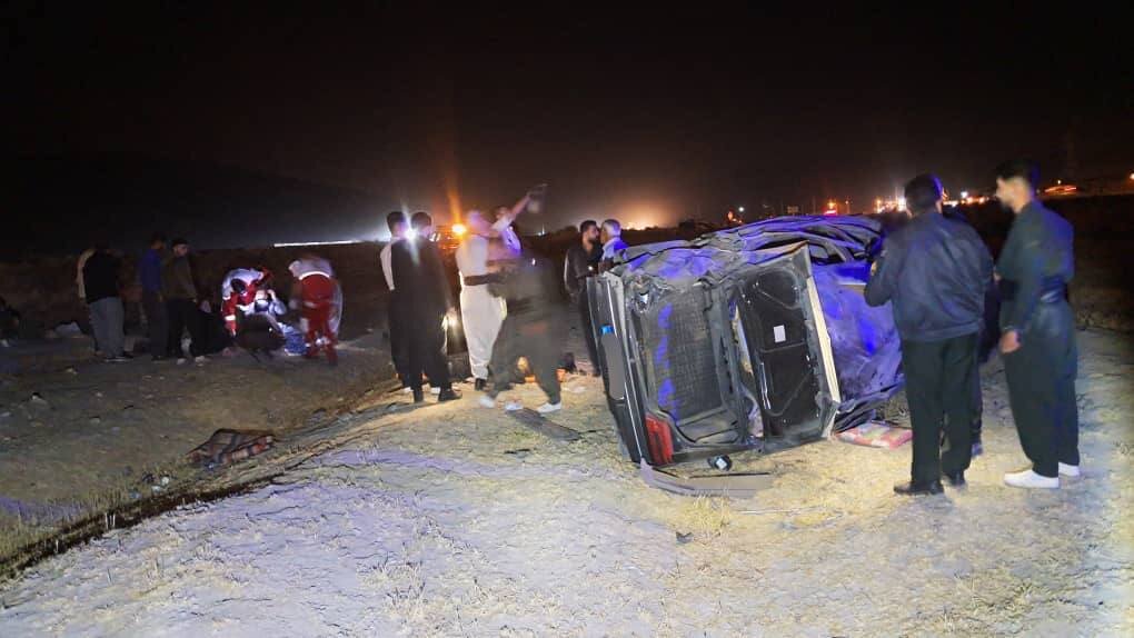 حادثه تصادف در محور مهاباد به ارومیه ۵ مصدوم برجای گذاشت