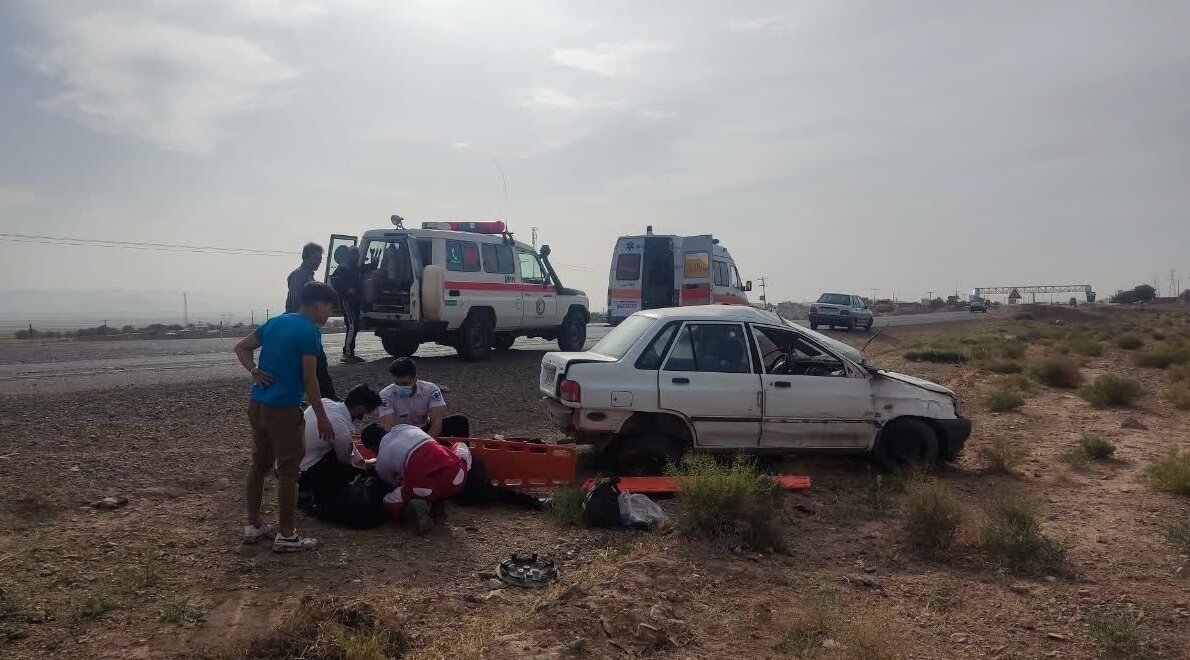 حادثه رانندگی در محور جدید مریوان با ۴ فوتی