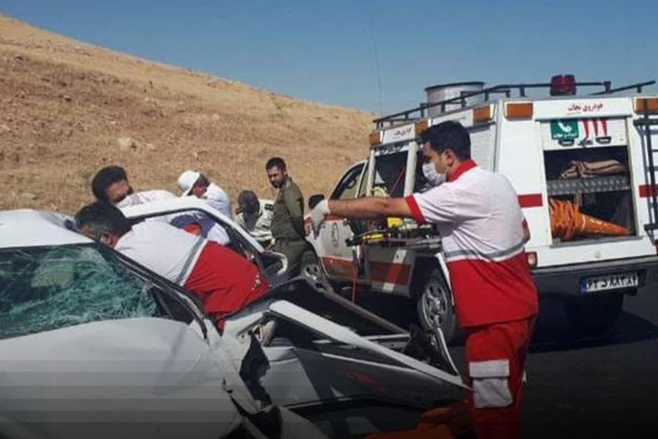 حادثه مرگبار در جاده دهگلان – قروه منجر به مرگ راننده‌شد