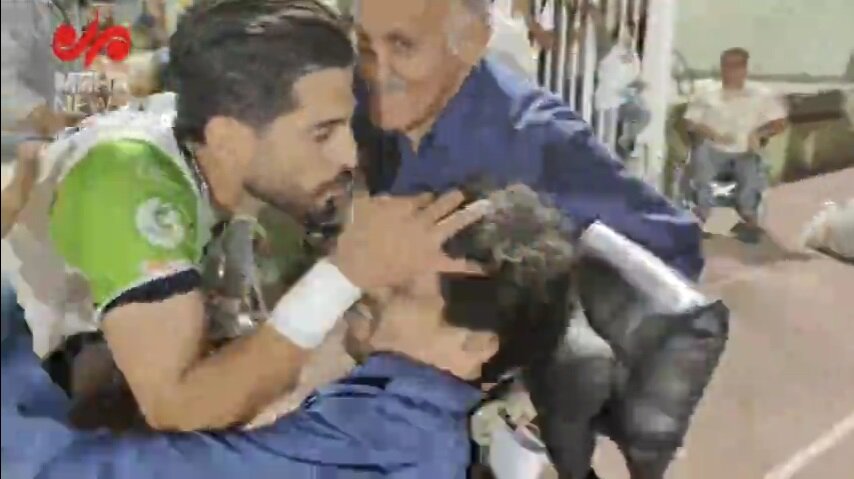حرکت زیبای فرید امیری بعد از گل به پرسپولیس