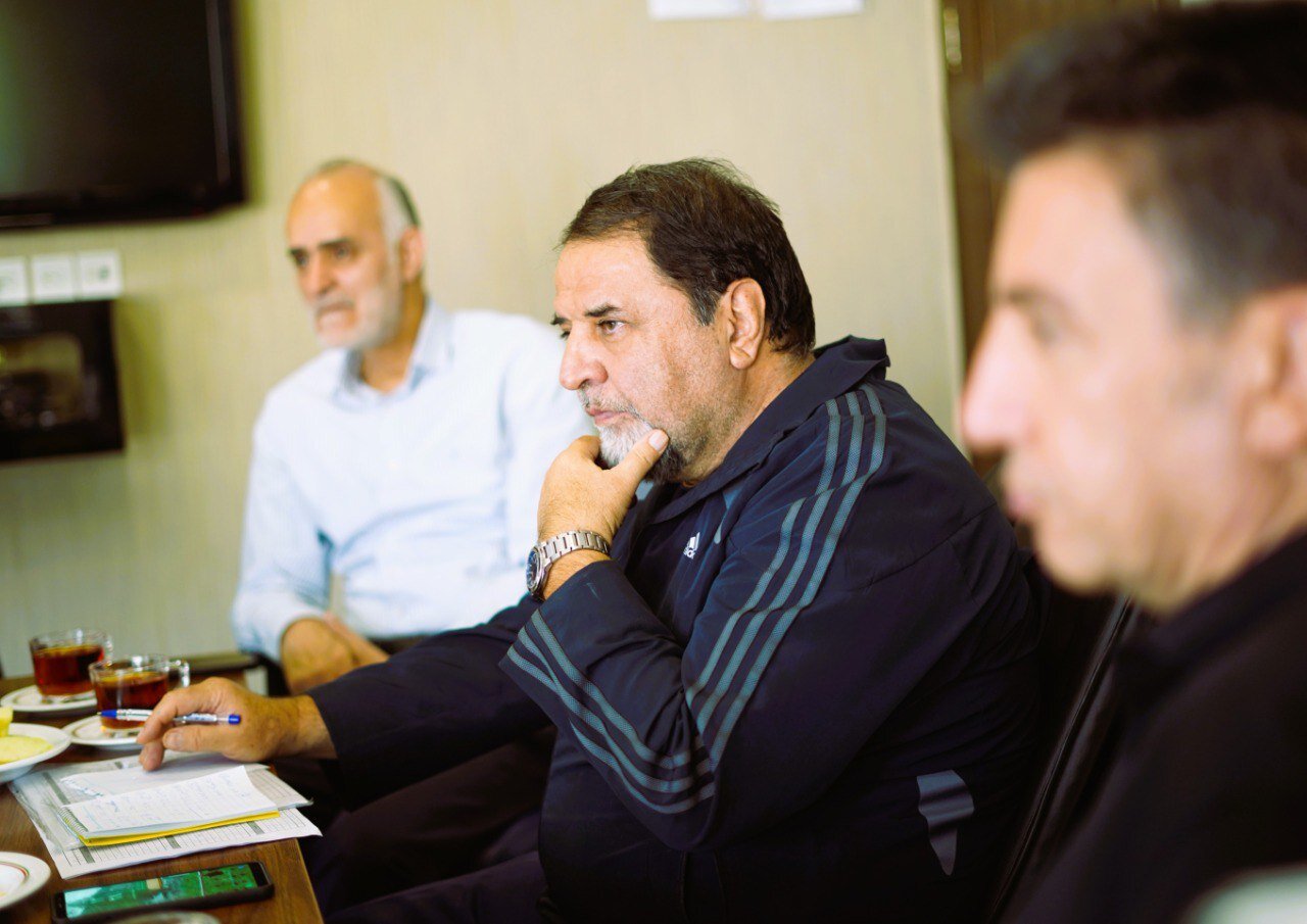 حضور تاج در جلسه کمیته فنی فدراسیون با قلعهنویی