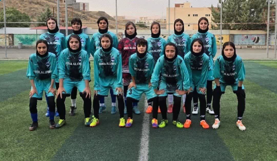 حضور تیم فوتبال بانوان کردستان در لیگ نوجوانان باشگاه‌های کشور