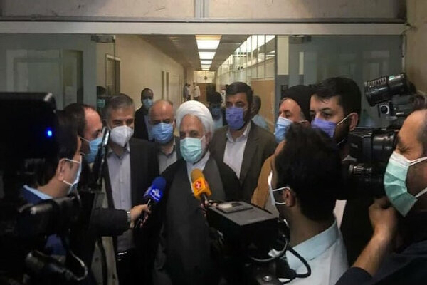 حضور سرزده رئیس قوه قضائیه در دادگستری شهرری