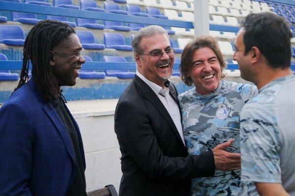 حضور سیدورف در تمرین استقلال