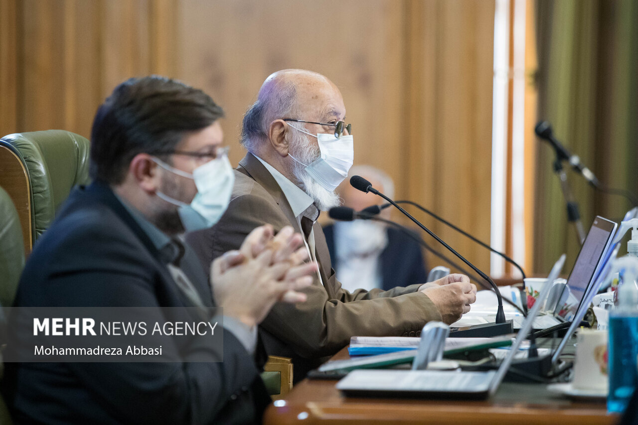 حضور فرمانده سپاه محمد رسول الله (ص) تهران بزرگ در جلسه شورا