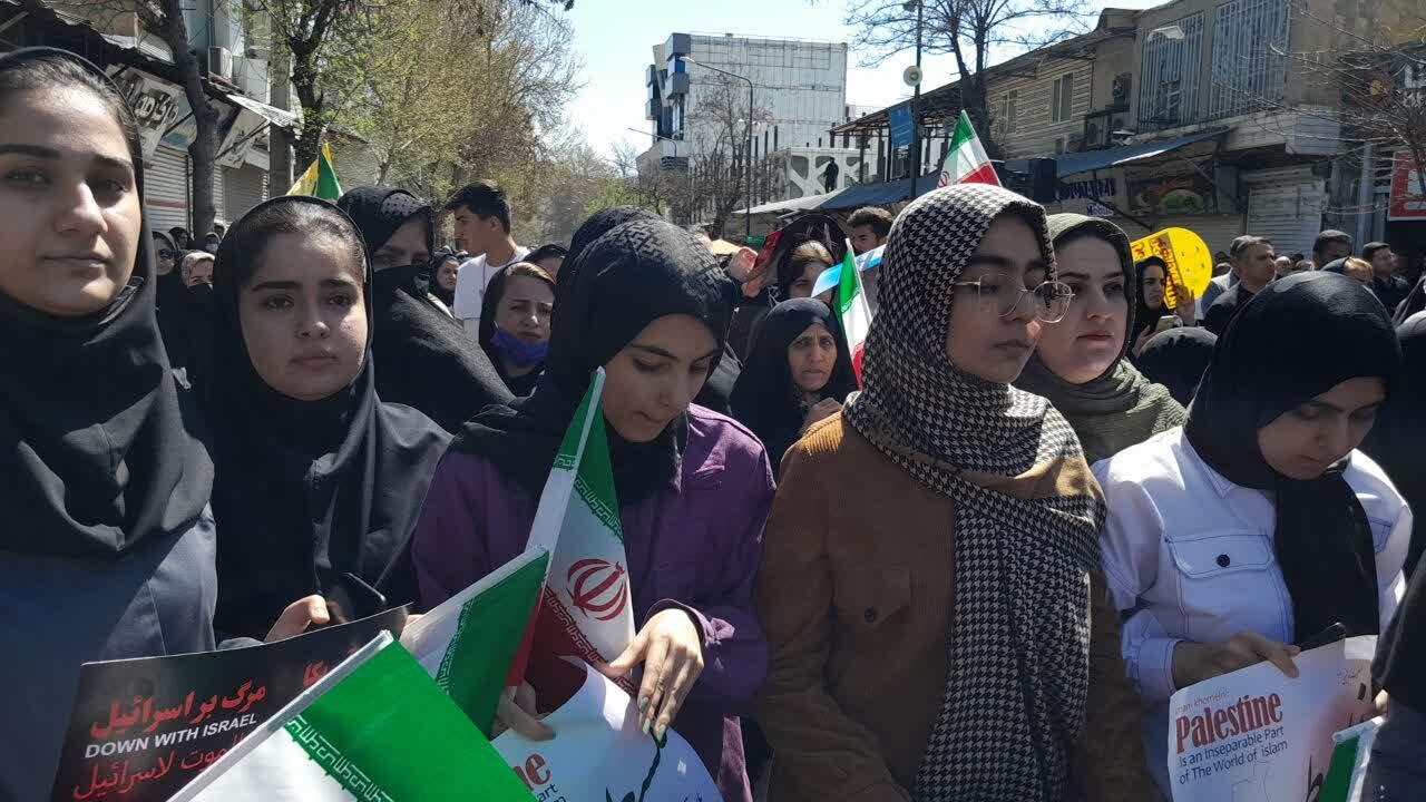 حضور مریوانی‌ها در راهپیمایی روز جهانی قدس