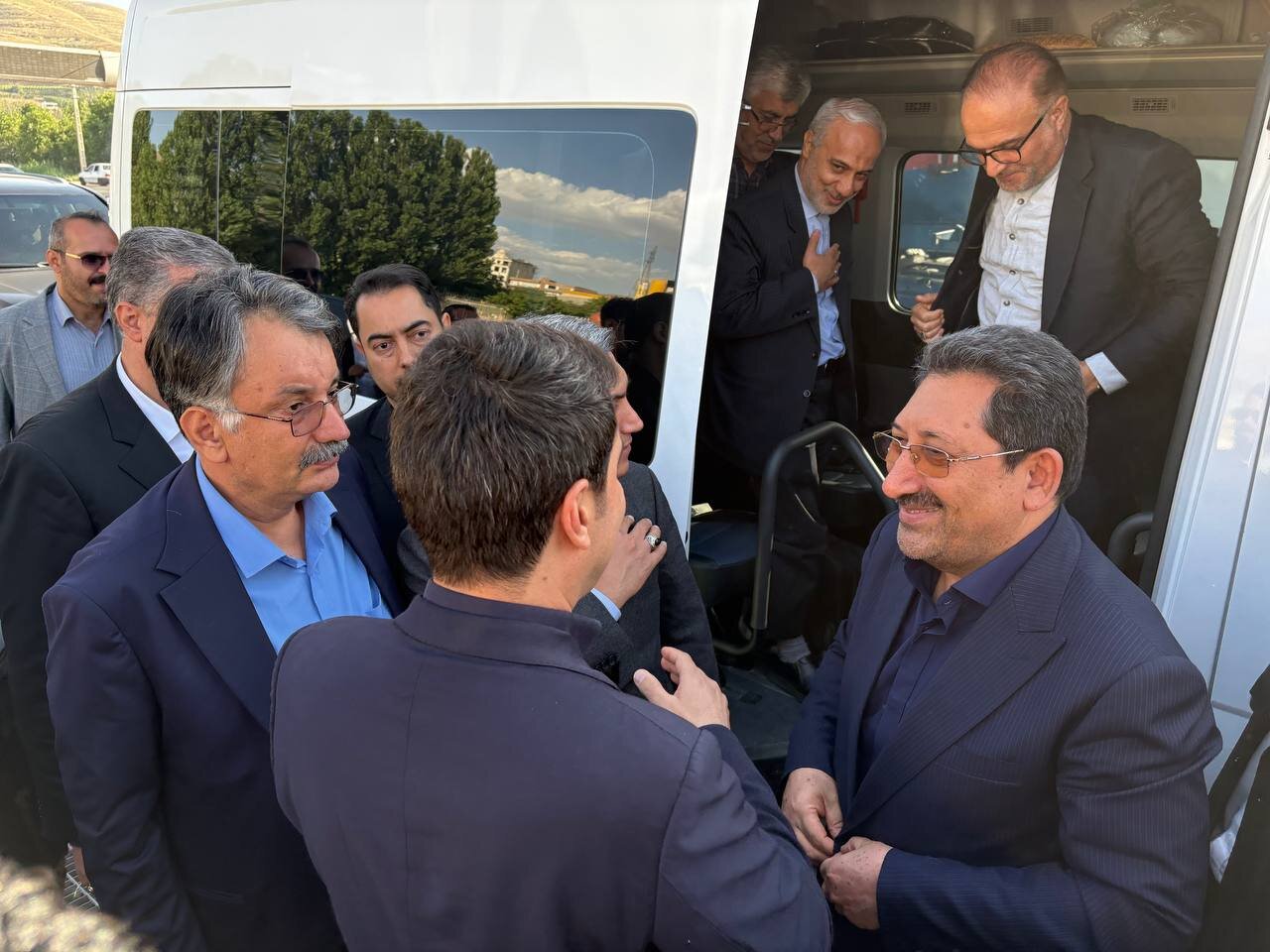 حضور وزیر صنعت، معدن و تجارت در سنندج