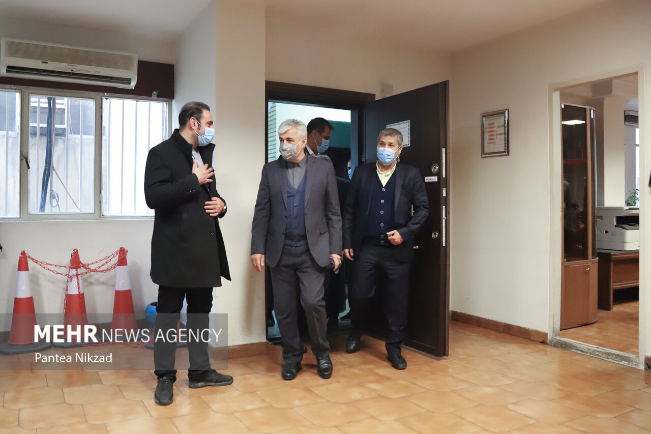 حضور وزیر ورزش در تمرین تیم ملی فوتبال ایران