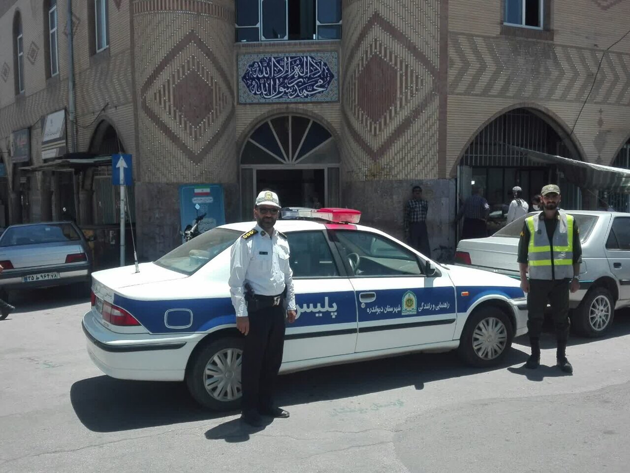 حضور پلیس راهور کردستان درتامین امنیت ترافیکی شعبه‌های اخذرأی