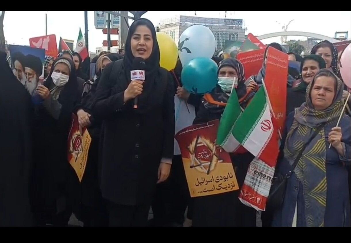 حماسه آفرینی مردم سنندج در راهپیمایی روز قدس