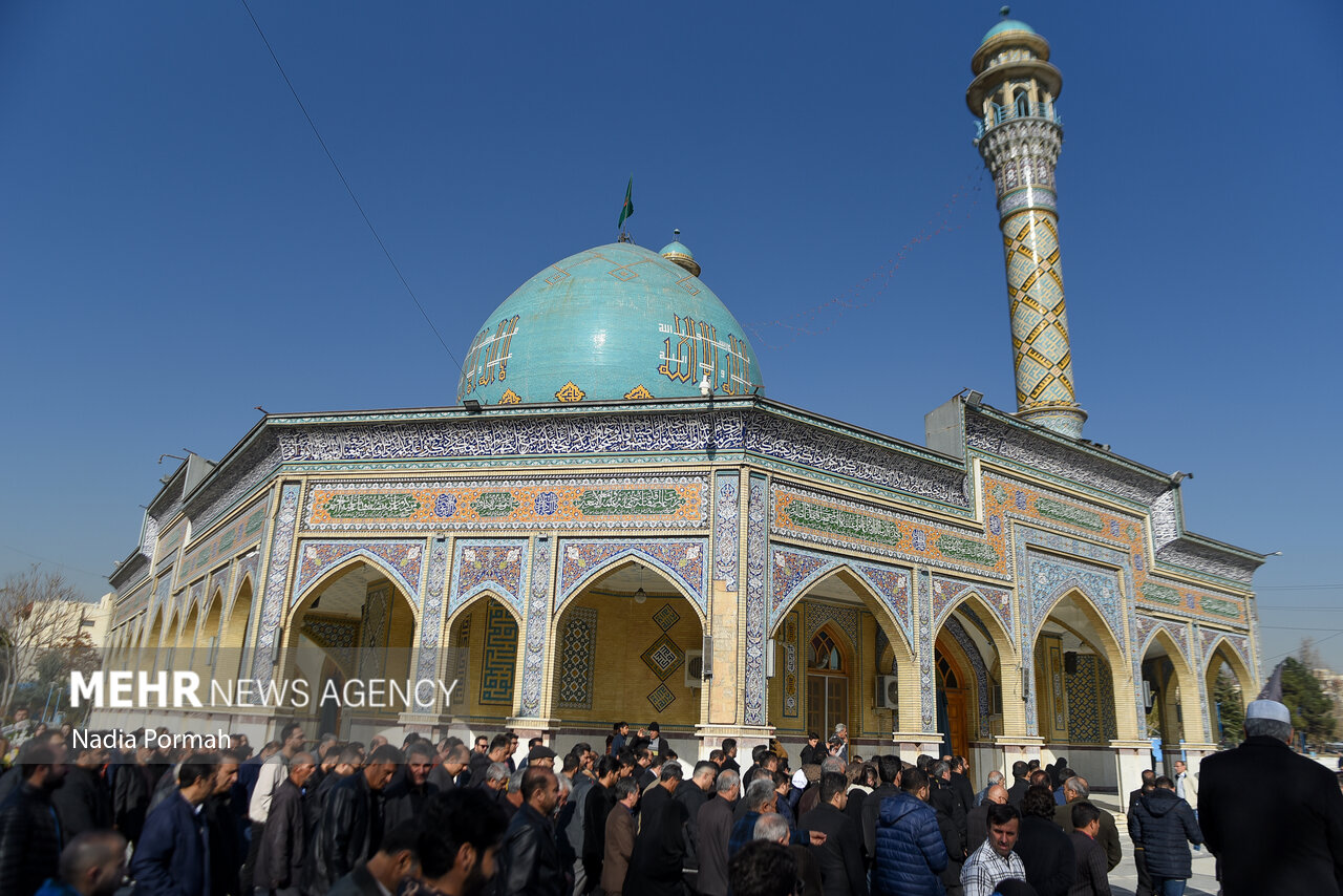 خاکسپاری مادر محمد حسین میثاقی