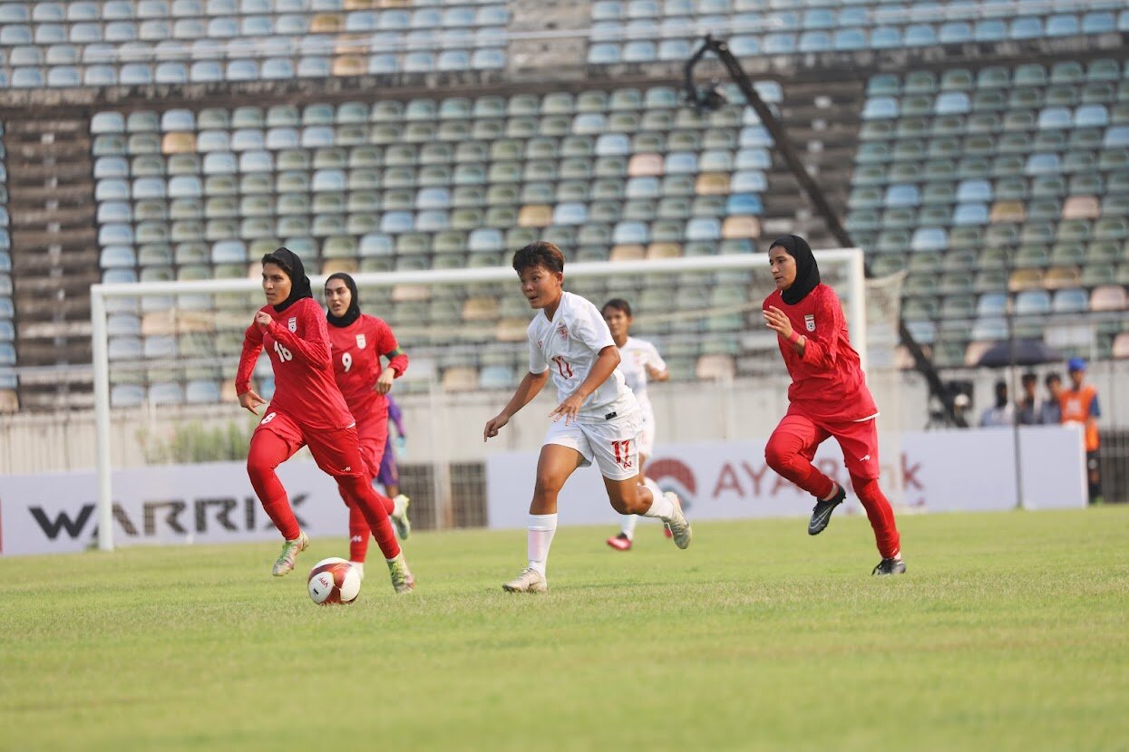 خداحافظی تیم ملی فوتبال بانوان با المپیک با شکست برابرفیلیپین