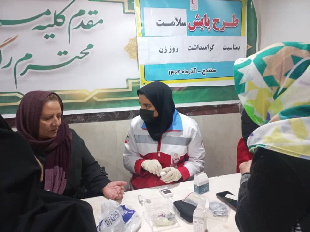 خدمترسانی رایگان هلالاحمر کردستان به ۸ هزار نفر در طرح پایش سلامت