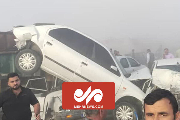 خطای انسانی عامل تصادف زنجیره‌ای بهبهان – رامهرمز