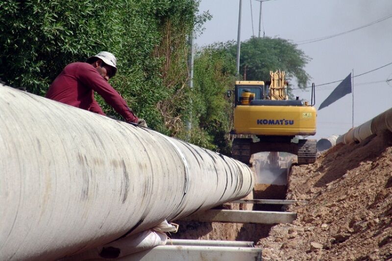 خطوط انتقال آب شهری در کردستان حدود ۳۰ برابر افزایش یافت
