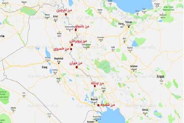 خلوتترین و شلوغ ترین مرزها در اربعین