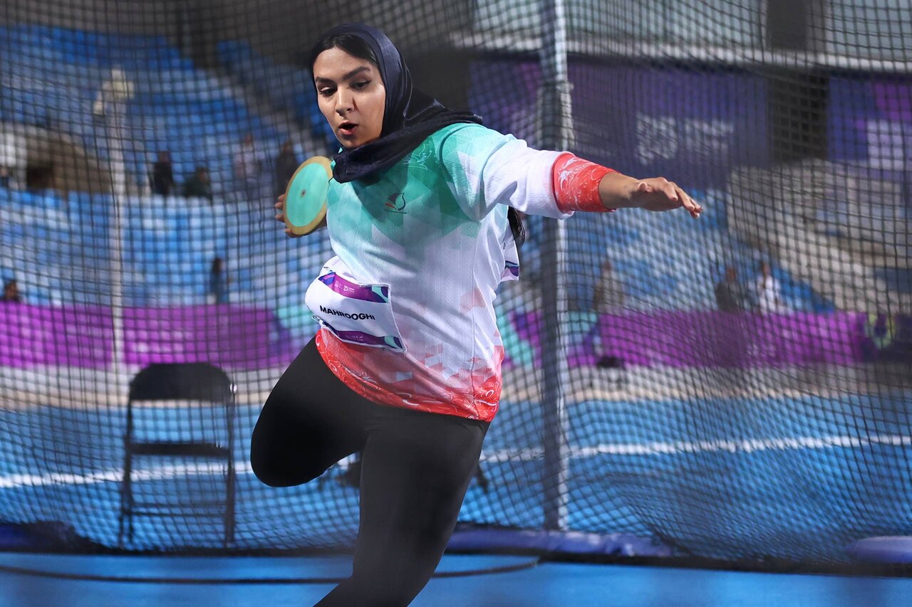 دختر پرتابگر دیسک ایران ششم شد