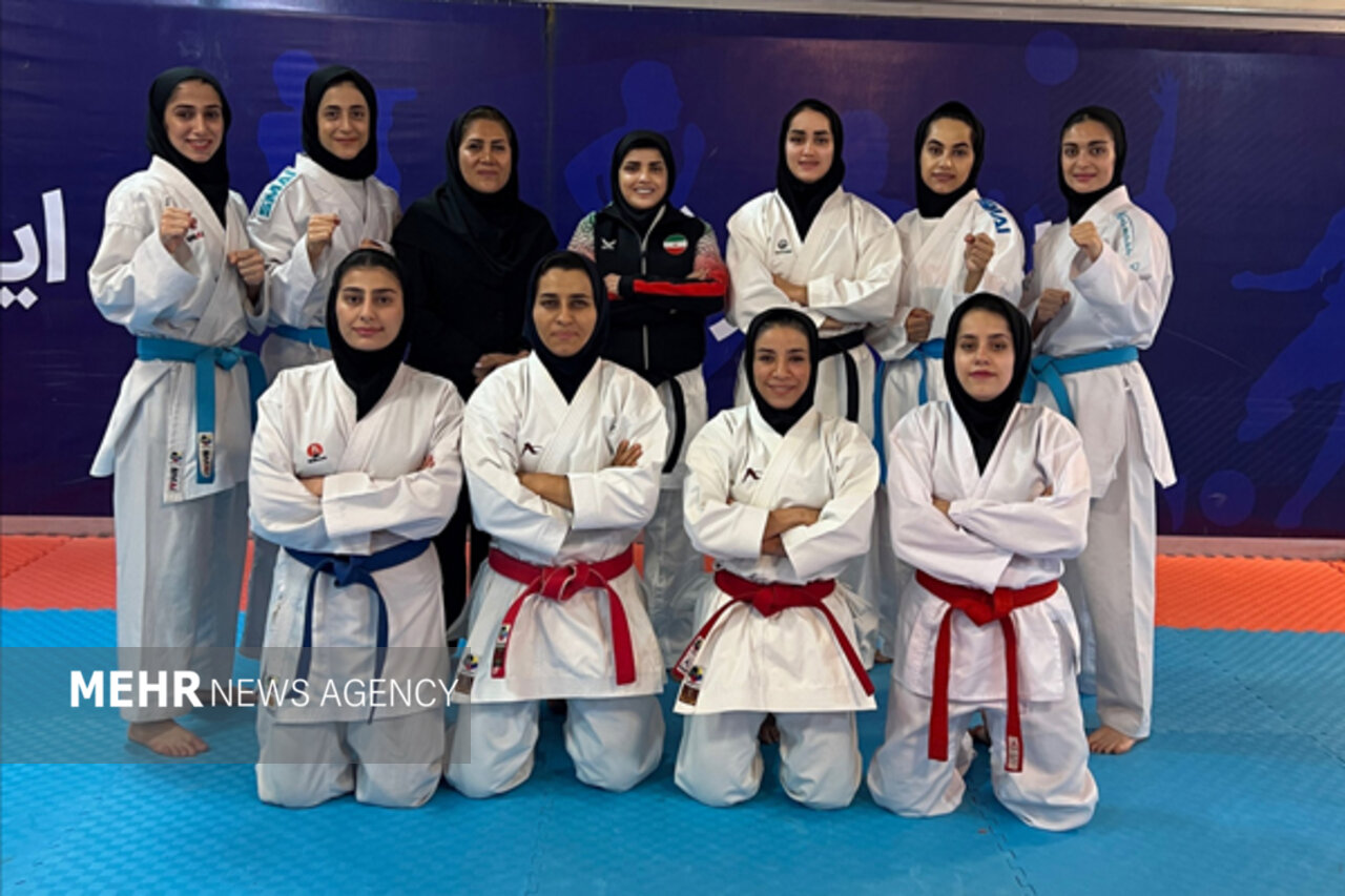 دختران کاراته ناشنوا در نهمین اردوی آماده سازی برای المپیک  