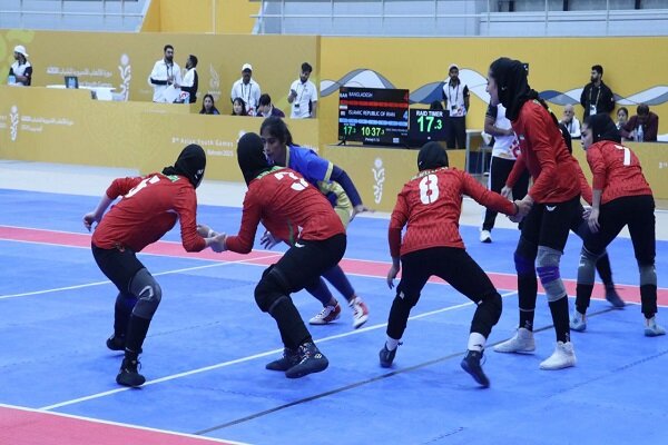 دختران کبدی ایران گام دوم را محکمتر برداشتند