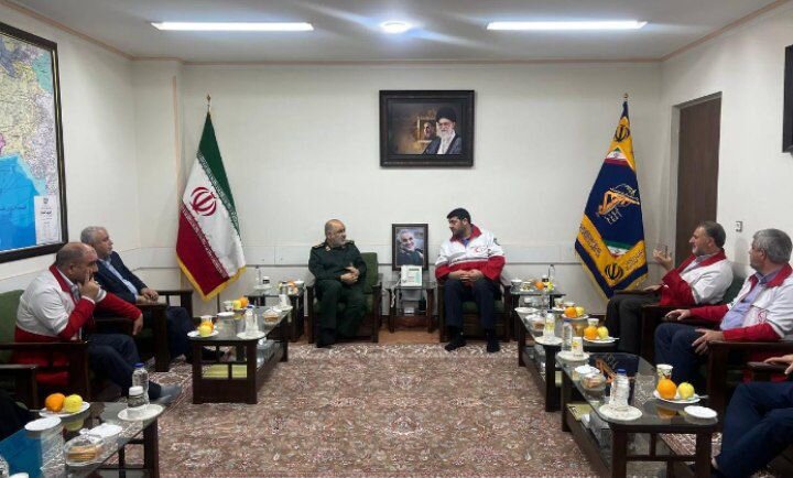 در دیدار رئیس جمعیت هلالاحمر با فرمانده کل سپاه چهگذشت؟